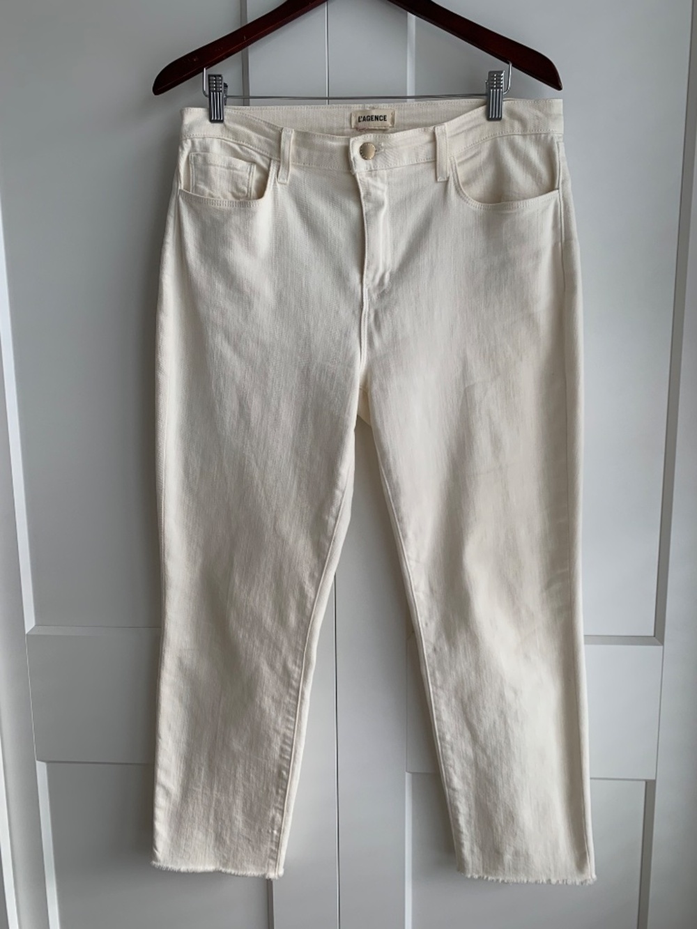 L'AGENCE Jeans Sada Slim leg Cropped Jeans size 31